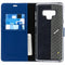 Accezz Samsung Galaxy Note9 - Wallet Softcase Bookcase - 3 pashouders - Donkerblauw