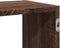 vidaXL - Wandschap - 100x25x50 - cm - bewerkt - hout - bruin - eikenkleurig