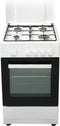 Everglades EVCK039 - Gasfornuis met Gasoven - 54 Liter - Wit - 50CM