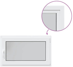 vidaXL - Kelderraam - "RISOR" - 100x70 - cm - draai-kiep - DIN - rechts - wit