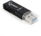Gembird UHB-CR3-01 - USB Kaartlezer - USB3.0 - Zwart