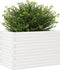 vidaXL - Plantenbak - 70x40x46 - cm - massief - grenenhout - wit