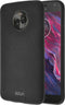 Azuri Motorola Moto X4 - Back Cover - Zand textuur - Zwart