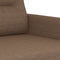 vidaXL - Driezitsbank - 180 - cm - stof - bruin