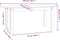 vidaXL - Salontafel - 110x55x45 - cm - massief - grenenhout