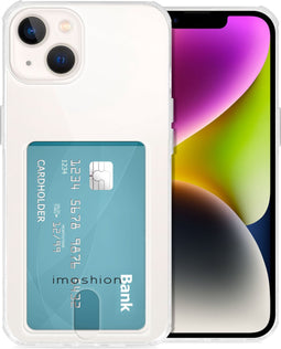 iMoshion Hoesje Geschikt voor iPhone 14 Hoesje Met Pasjeshouder - iMoshion Softcase Backcover met pashouder - Transparant