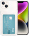 iMoshion Hoesje Geschikt voor iPhone 14 Hoesje Met Pasjeshouder - iMoshion Softcase Backcover met pashouder - Transparant