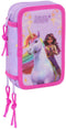 Unicorn Academy - Gevuld Etui - 37 stuks - 3 ritsvakken - 19.5 x 12.5 x 5.5 cm (37 stuks)