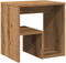vidaXL - Nachtkastjes - 2 - st - 40x30x40 - cm - bewerkt - hout - artisanaal - eiken