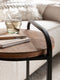 DTP Home Laptop table Soho TEAKWOOD,60xØ35 cm, recycled teakwood top