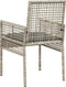 vidaXL - Ligbedden - 2 - stuks - met - Kussens - Lichtgrijs - Poly - Rattan