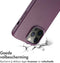 Accezz iPhone 15 Pro Max - Back Cover - MagSafe Leather - Heath Purple