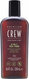 American Crew - 3-in-1 Tea Tree shampoo, conditioner, body wash