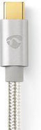 Nedis CCTB64700AL10 - USB-C Kabel - 100 cm - Aluminium