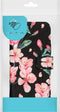iMoshion Hoesje Geschikt voor Samsung Galaxy A41 Hoesje Met Pasjeshouder - iMoshion Design Softcase Bookcase - Zwart / Roze / Blossom Watercolor Black