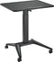 Maclean - zit-sta bureau - laptoptafel - Verrijdbaar laptop bureau - hoogteverstelling - 80x52cm, 8kg max, 109cm - MC-453B - Zwart
