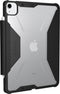 Urban Armor Gear Plyo - Bookcase voor Apple iPad Air 5 (2022) - Volledige bescherming met standaard - Zwart/IJs