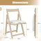 Coast Houten Klapstoelen - Set van 2 - Opklapbaar - Beige (2 stuks)