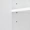 SoBuy FBT105-W - Bijzettafel - 1 open vak 2 lades 1 deur - Wit