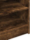 vidaXL - Wastafelkast - 90x29x55 - cm - bewerkt - hout - gerookt - eikenkleurig