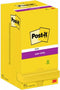 Post-it Plaknotitie 654SSCYP12+12 76 mm x 76 mm Geel 24 stuk(s)