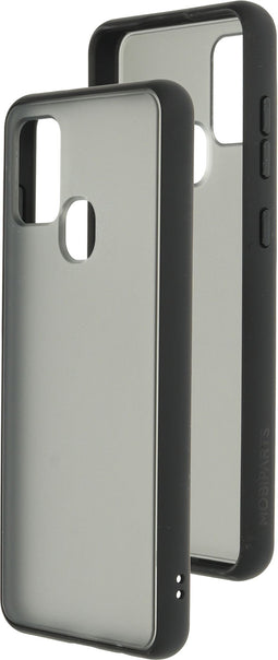 Mobiparts - Galaxy A21s (2020) - Soft case - Krasbestendig - Grijs