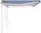 vidaXL - Luifel - automatisch - met - LED - en - windsensor - 6x3 - m - blauw - en - wit