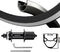 Kgs Achterwiel 28 inch (622) stratos zwart/zilver centerlock 8-10s
