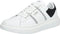GUESS Salerno II - Heren Sneakers - Decoratieve ritsen - Wit - Maat 40