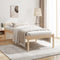 vidaXL - Seniorenbed - massief - grenenhout - 90x200 - cm