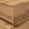vidaXL - Salontafel - met - LED-verlichting - 50x50x40cm - artisanaal - eikenkleur