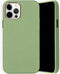 Selencia Hoesje Geschikt voor iPhone 12 Pro / 12 Hoesje - Selencia Gaia Slang Backcover - Groen