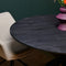 Eetkamertafel Daan - Eettafel zwart rond - houten tafel 120 cm