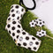Papieren drinkbekers | 8 stuks | Kleur: Zwart Wit | Thema: Voetbal