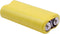 Quadrios 1905CA056 Accukrimpkous zonder lijm Transparant, Blauw, Geel, Rood 19 mm 10 mm Krimpverhouding:2:1 4 onderdele