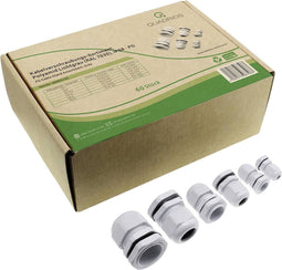 Quadrios 2009CA106 Wartel assortiment PA66 Grijs-wit (RAL 7035) 1 set(s)
