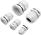 Quadrios 2009CA108 Wartel assortiment PA66 Grijs-wit (RAL 7035) 1 set(s)