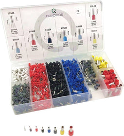 Quadrios 2011C405 Assortiment adereindhulzen Deels geïsoleerd Meerdere kleuren 1200 stuk(s)