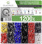 Quadrios 2011C405 Assortiment adereindhulzen Deels geïsoleerd Meerdere kleuren 1200 stuk(s)