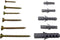 Quadrios 2109SA046 2109SA046 Spaanplaatschroeven assortiment 250 stuk(s)