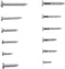 Quadrios 2109SA047 2109SA047 Plaatschroeven assortiment 550 stuk(s)