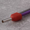 Quadrios 22C440 Dubbele adereindhulzen 10 mm² Deels geïsoleerd Rood 1 set(s)