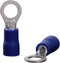 Quadrios 22C447 Ringkabelschoen Dwarsdoorsnede (max.): 2.5 mm² Gat diameter: 5.3 mm Deels geïsoleerd Blauw 1 set(s)