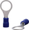 Quadrios 22C450 Ringkabelschoen Dwarsdoorsnede (max.): 2.5 mm² Gat diameter: 10.5 mm Deels geïsoleerd Blauw 1 set(s)