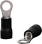 Quadrios 22C452 Ringkabelschoen Dwarsdoorsnede (max.): 4.0 mm² Gat diameter: 5.3 mm Deels geïsoleerd Zwart 1 set(s)