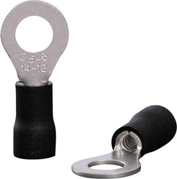 Quadrios 22C453 Ringkabelschoen Dwarsdoorsnede (max.): 4.0 mm² Gat diameter: 6.5 mm Deels geïsoleerd Zwart 1 set(s)