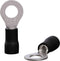 Quadrios 22C453 Ringkabelschoen Dwarsdoorsnede (max.): 4.0 mm² Gat diameter: 6.5 mm Deels geïsoleerd Zwart 1 set(s)