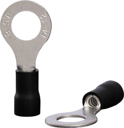 Quadrios 22C454 Ringkabelschoen Dwarsdoorsnede (max.): 4.0 mm² Gat diameter: 8.5 mm Deels geïsoleerd Zwart 1 set(s)