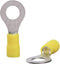 Quadrios 22C459 Ringkabelschoen Dwarsdoorsnede (max.): 6.0 mm² Gat diameter: 8.5 mm Deels geïsoleerd Geel 1 set(s)