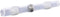 Quadrios 22C461 Stootverbinder Met krimpkous 0.25 mm² 0.34 mm² Volledig geïsoleerd Wit 1 set(s)